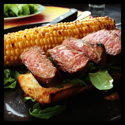 Picture for Steak Sandwich with Grilled Corn on the Cob