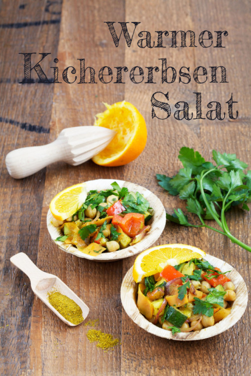 Picture for Warm Chickpea Salad with Curry and Orange