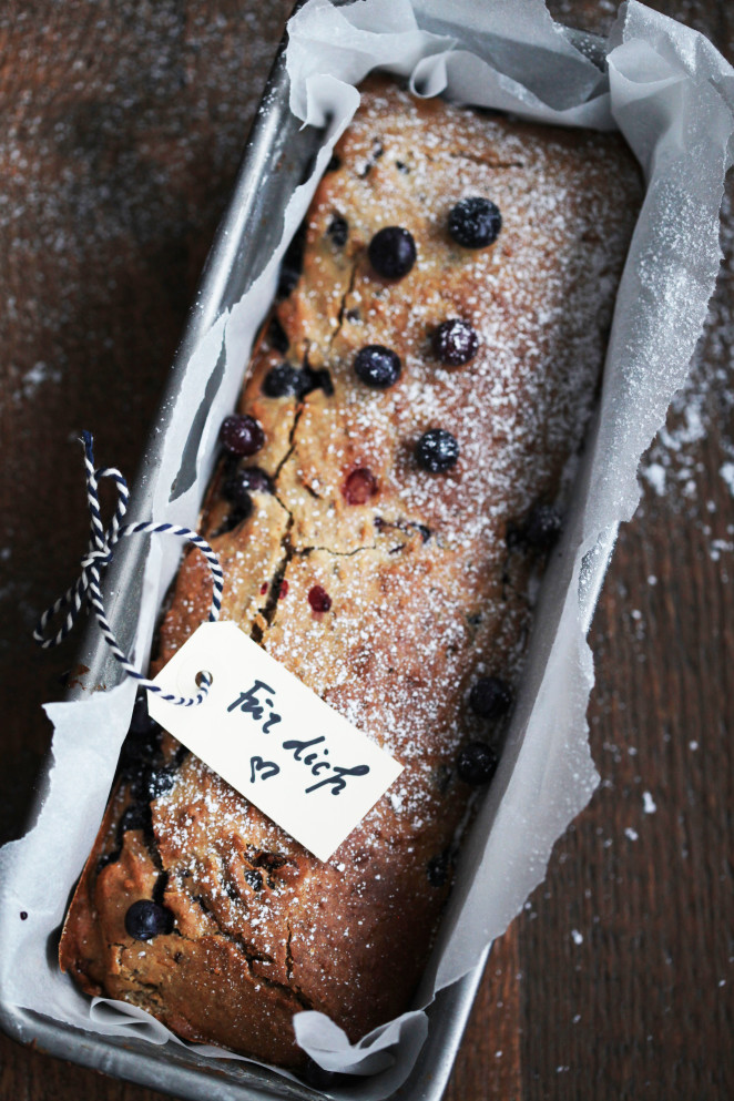 Healthy Blueberry and Buckwheat Cake