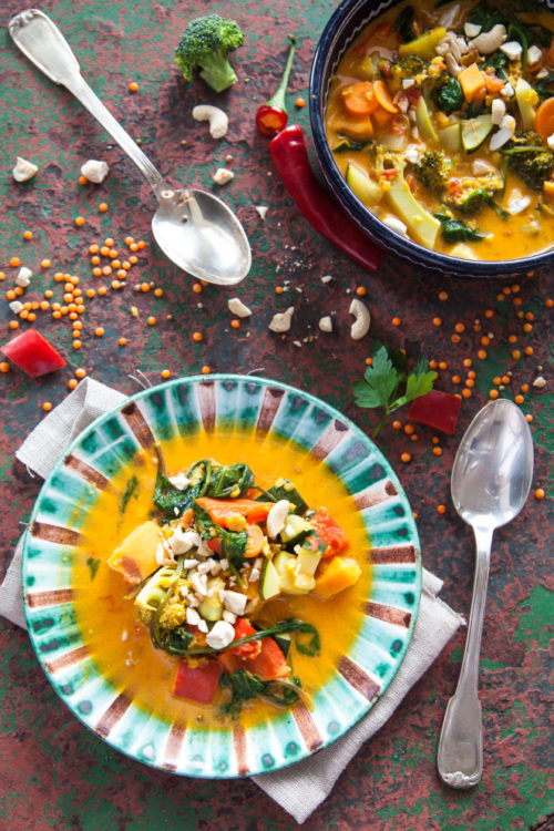 Bild für Gemüse-Curry mit Cashewnüssen
