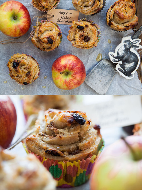 Bild für Frohe Ostern mit Apfel-Kokos Schnecken