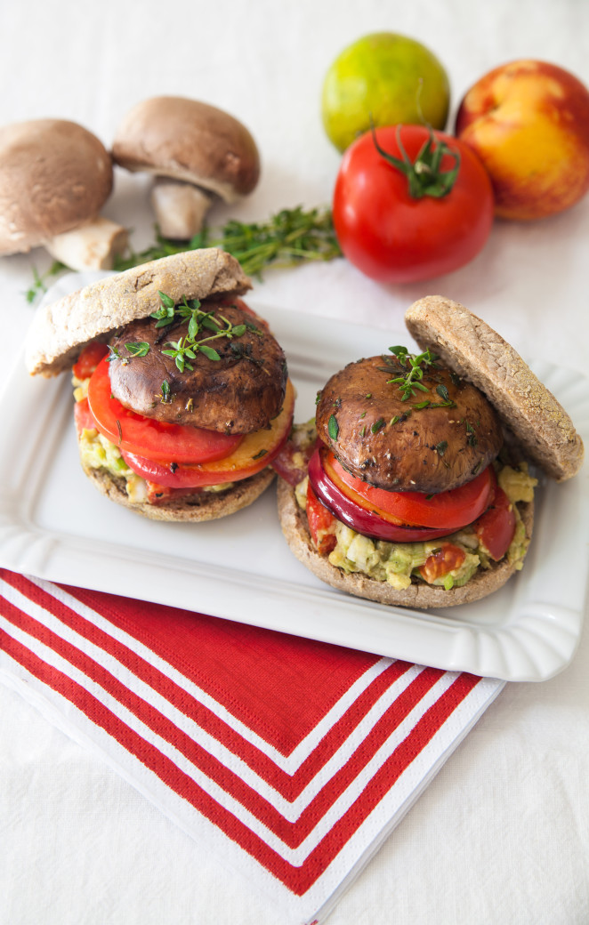 Veganer Portobello Burger