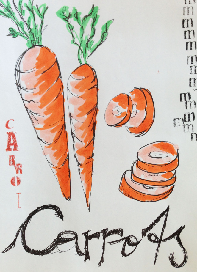 Suppito’s lauwarmer Karotten-Rettichsalat