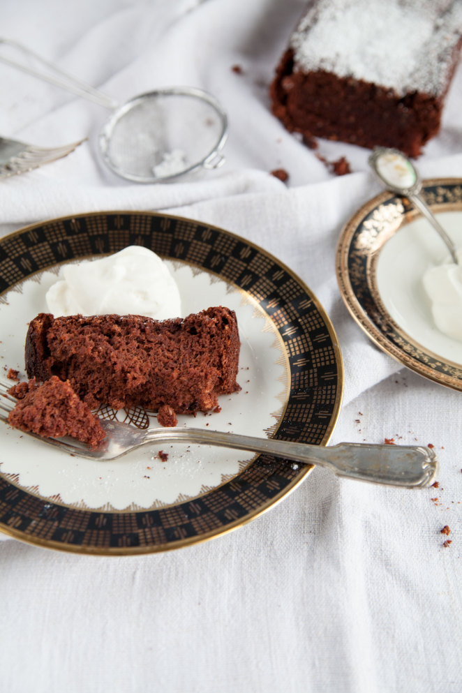 Gesunder & mehlfreier Schokoladekuchen