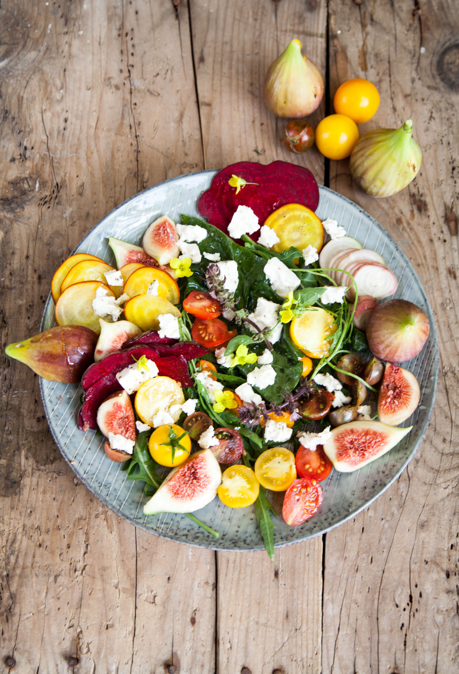 Colourful Root Vegetable and Fig Salad