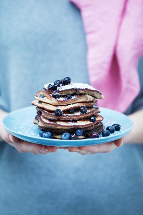 Bild für Mehlfreie Heidelbeer Pancakes