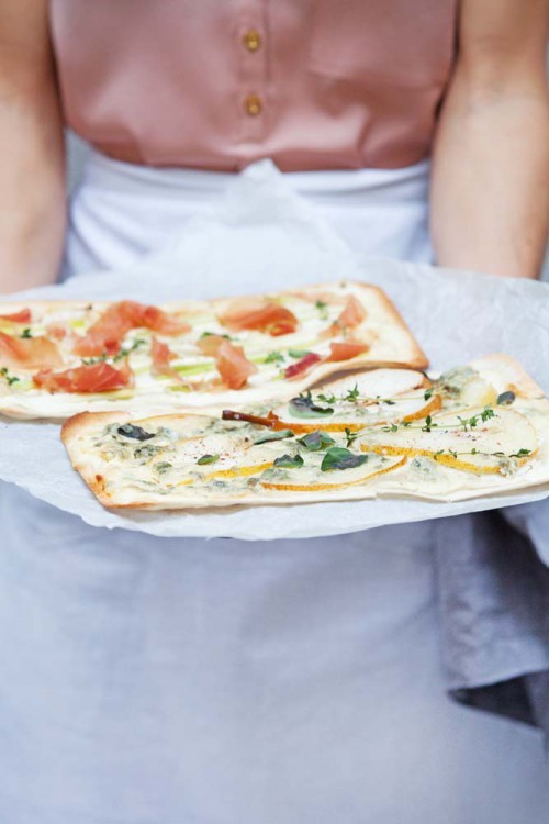 Bild für Zweierlei Art Buchweizen-Flammkuchen