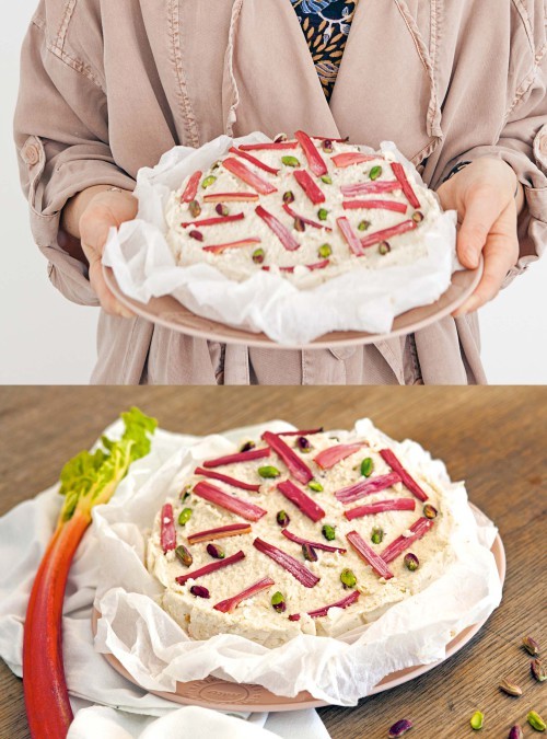 Bild für Raw Kokos-Rhabarber-Torte