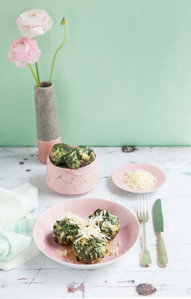 Glutenfreie Spinatknödel