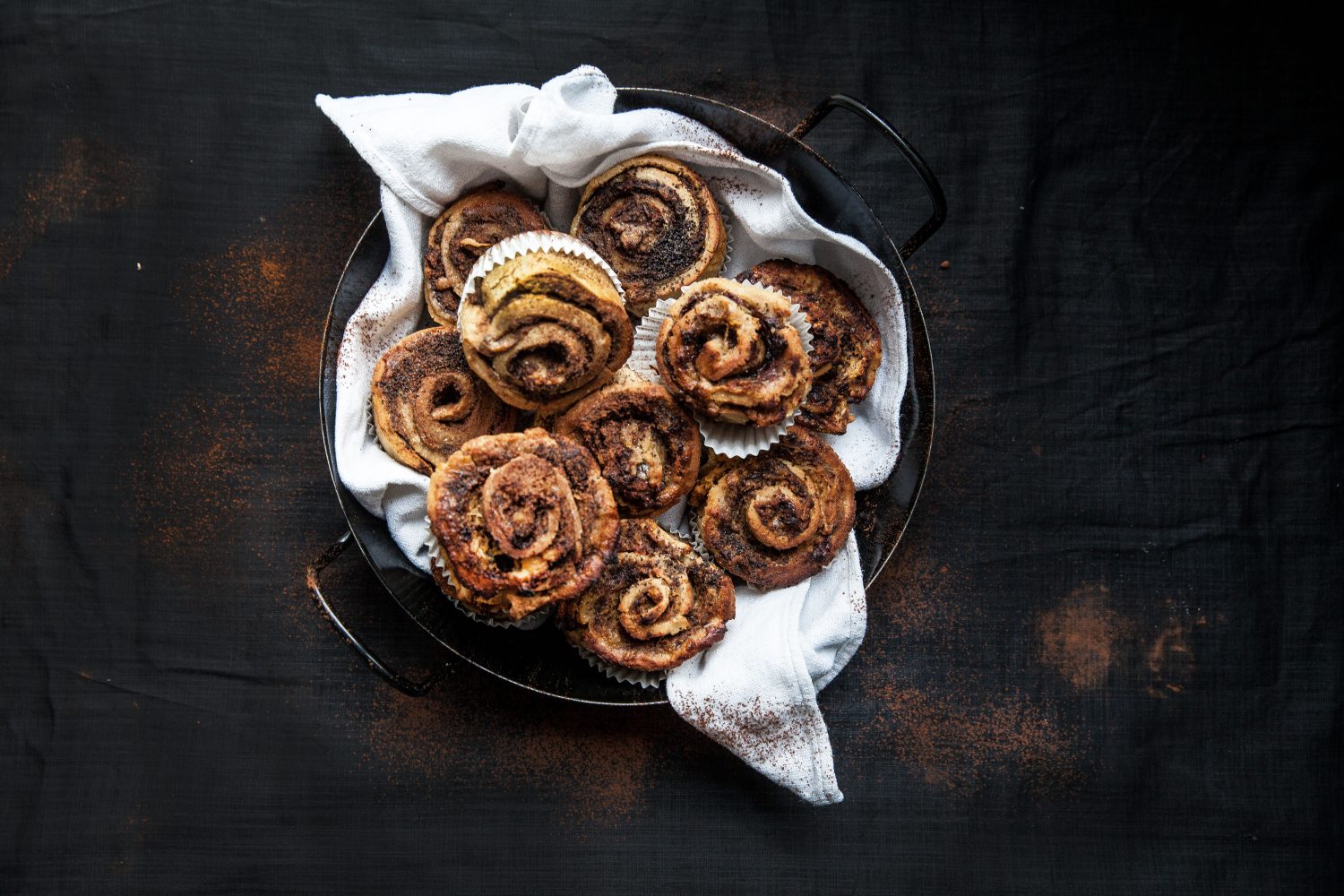 Glutenfreie Apfel-Zimt Schnecken