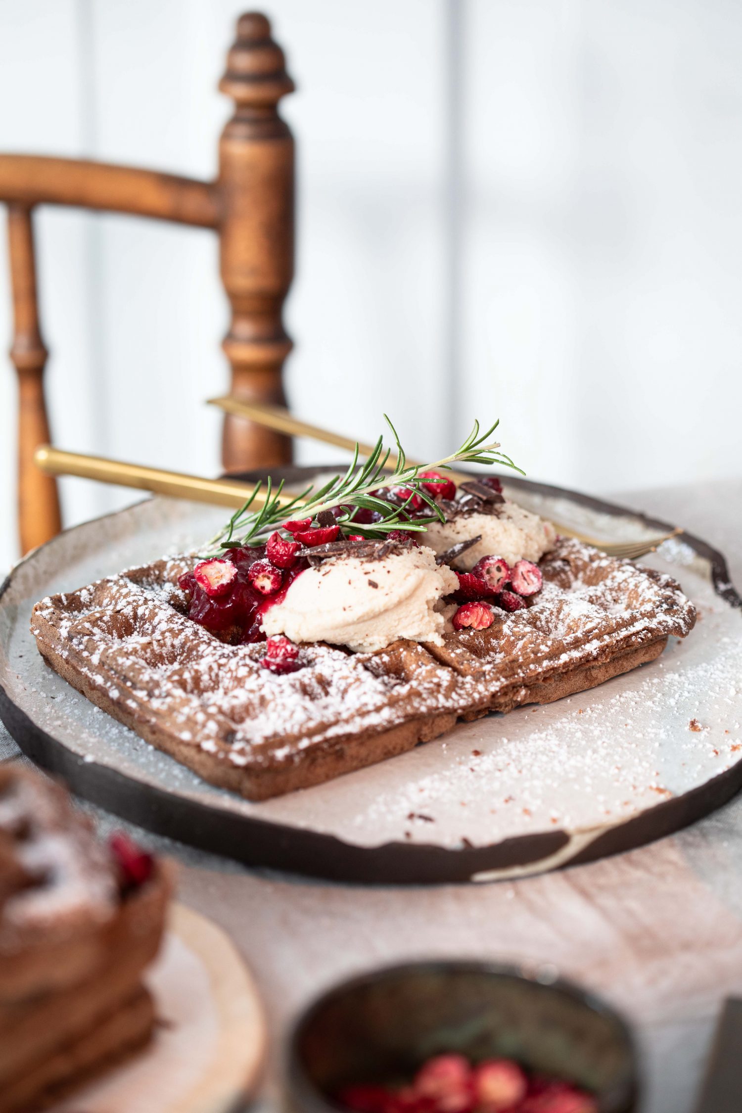 Lebkuchen-Waffeln